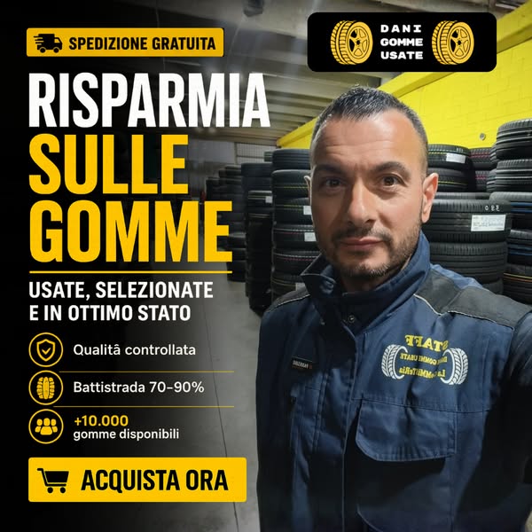 Pneumatici semi-nuovi certificati