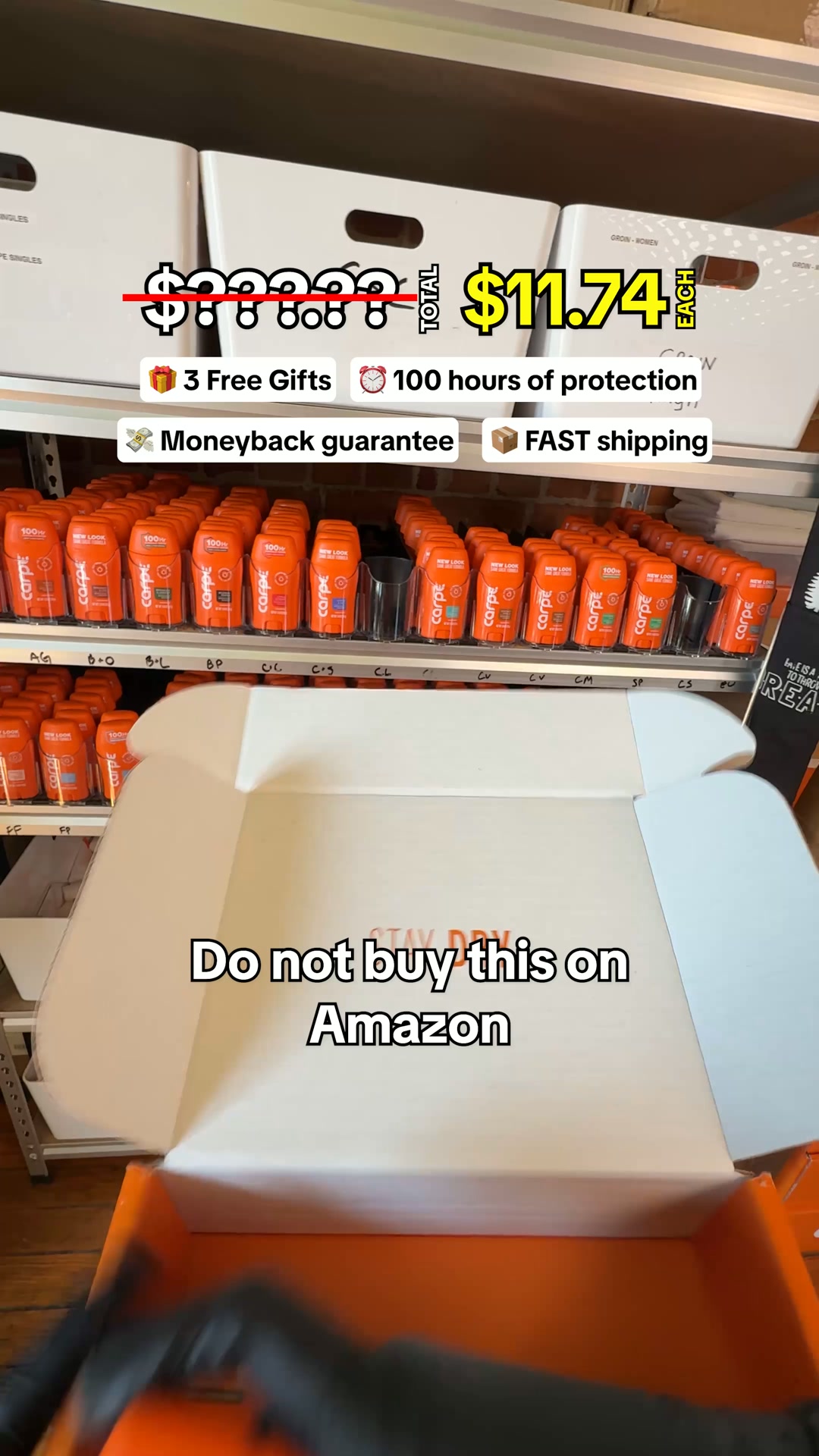 Don't sweat it - Carpe's got you covered!