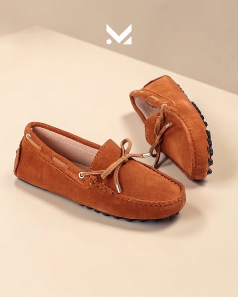 Mocassins souples en daim pour femmes