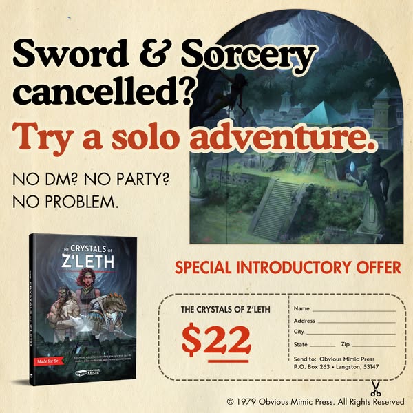 Game Night Cancelled? Play Solo 5e!
