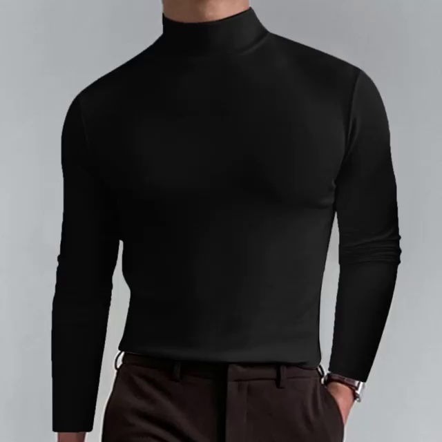 The Instant V-Taper Mock Neck (30-Day Risk-Free Fit)