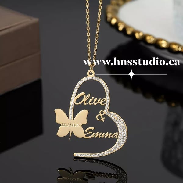 Name Necklaces & Bracelets | Gold & Silver Jewelry Canada – HNS Studio