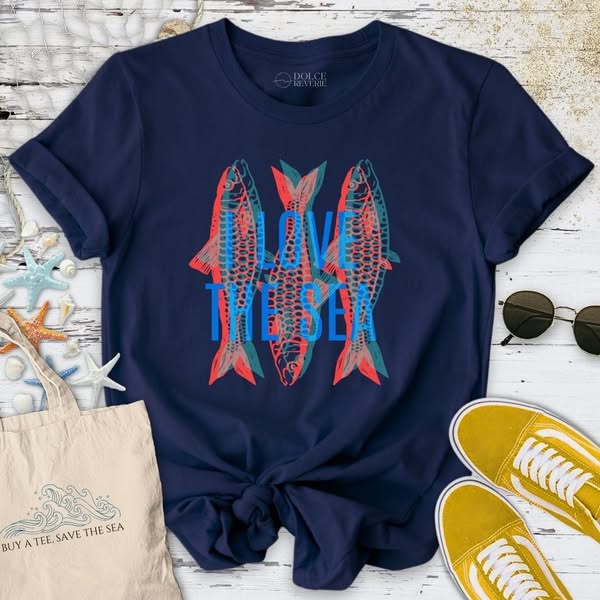 I Love The Sea - Sardines T-Shirt