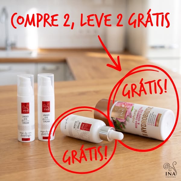 Compra 2 cremes de contorno de olhos e recebe 2 presentes