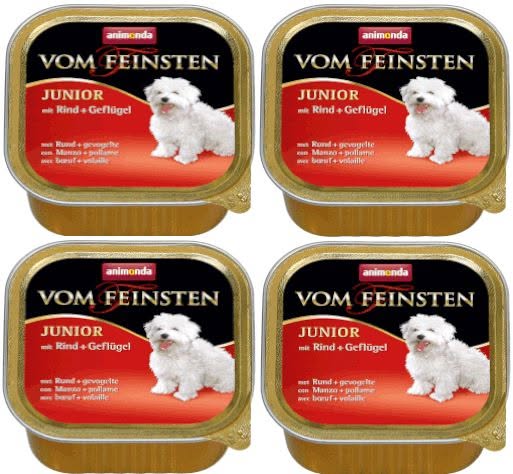 ANIMONDA Dog Vom Feinsten Junior smak: wołowina z drobiem 6 x 150g
