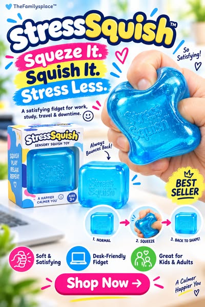 Squeeze. Squish. Stress Less.
