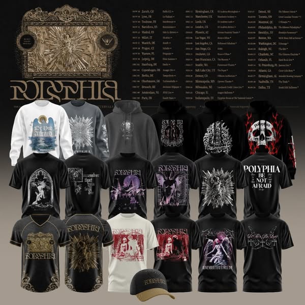 Polyphia Be Not Afraid Tour Collections