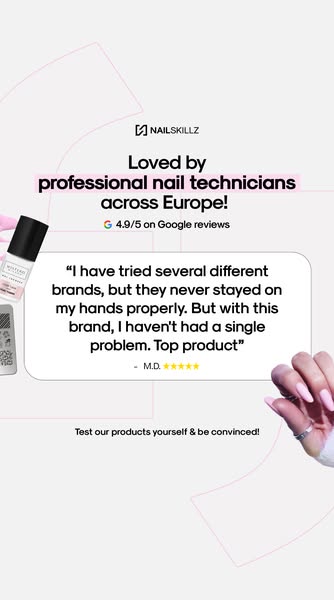 Beautiful nails with professional products