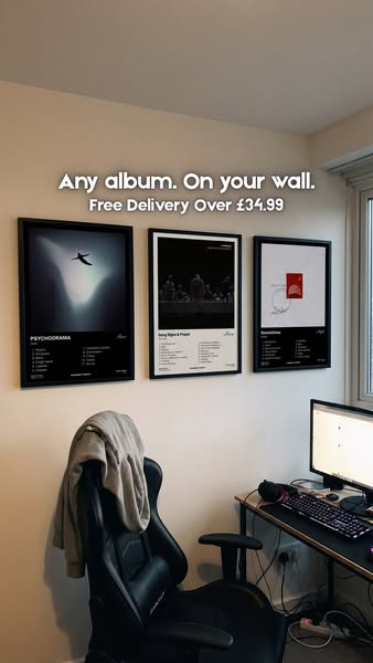 Your favourite album, on the wall