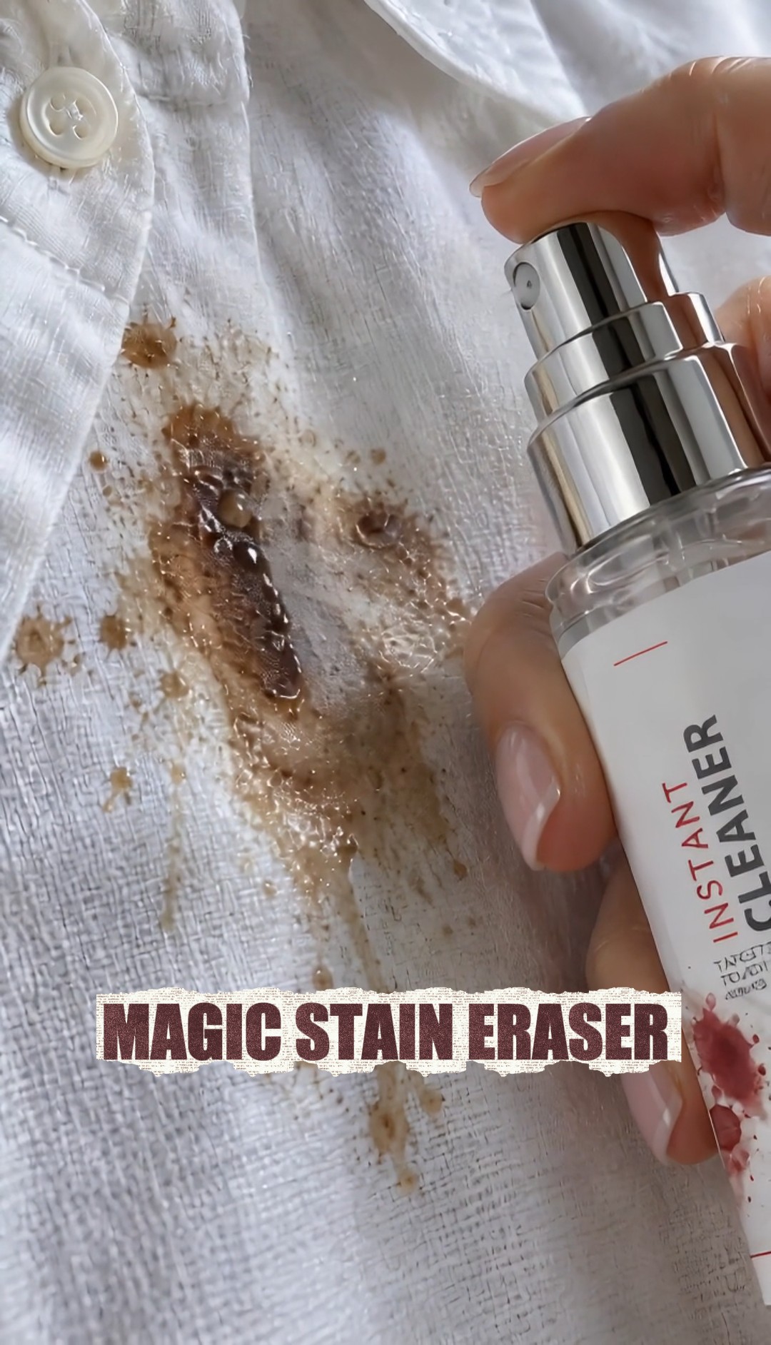 Compact Fabric Stain Spray Fix Unexpected Clothing Stains