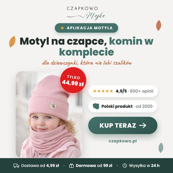 Dla dziewczynek, które nie lubią szalików