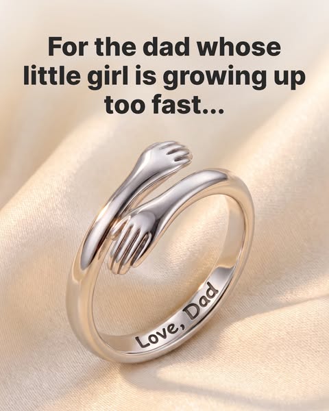 Dad & Daughter Hug Ring