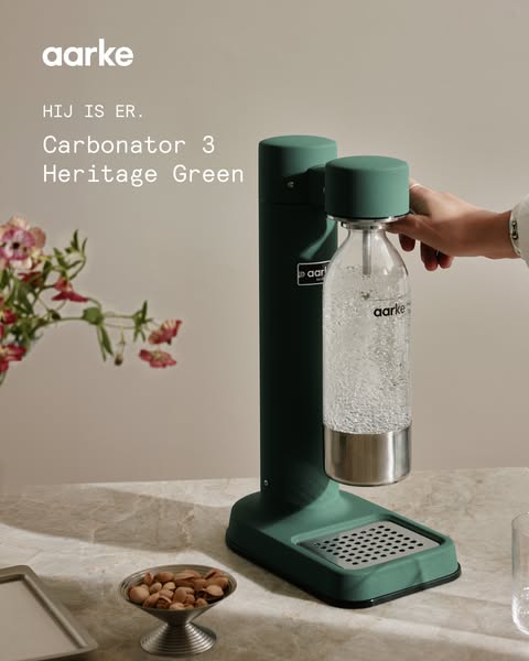 Carbonator 3. Nu in Heritage Green.