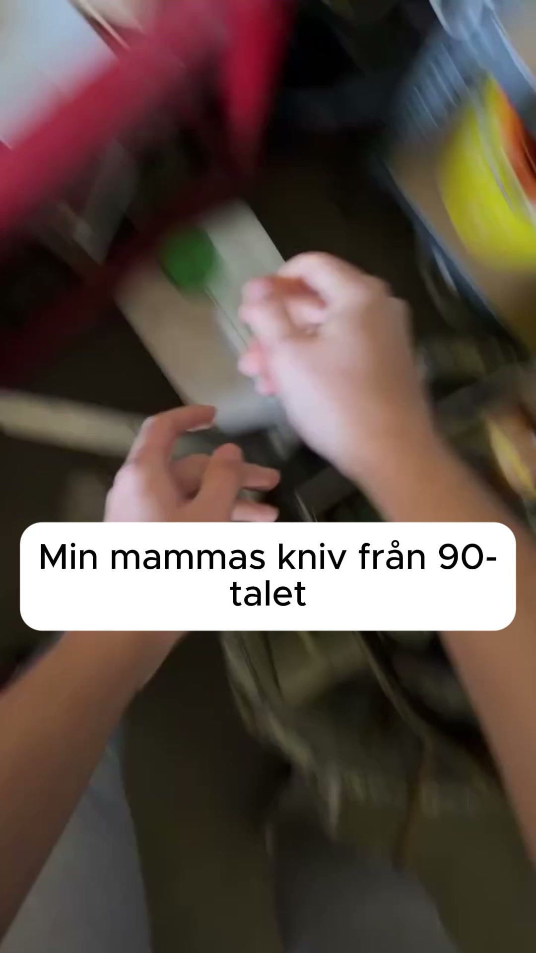 Innan du slänger kniven.
