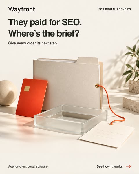 Client portal for repeatable agency services