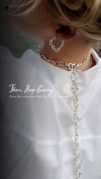 Discover the Thorn Hoop Earring