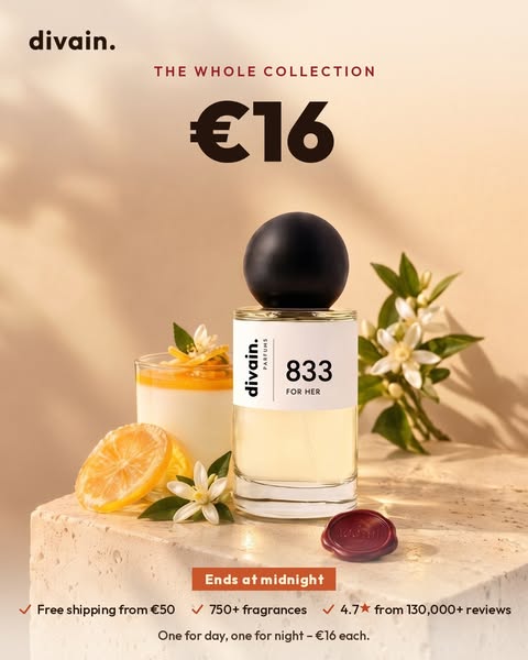 All perfumes at €16