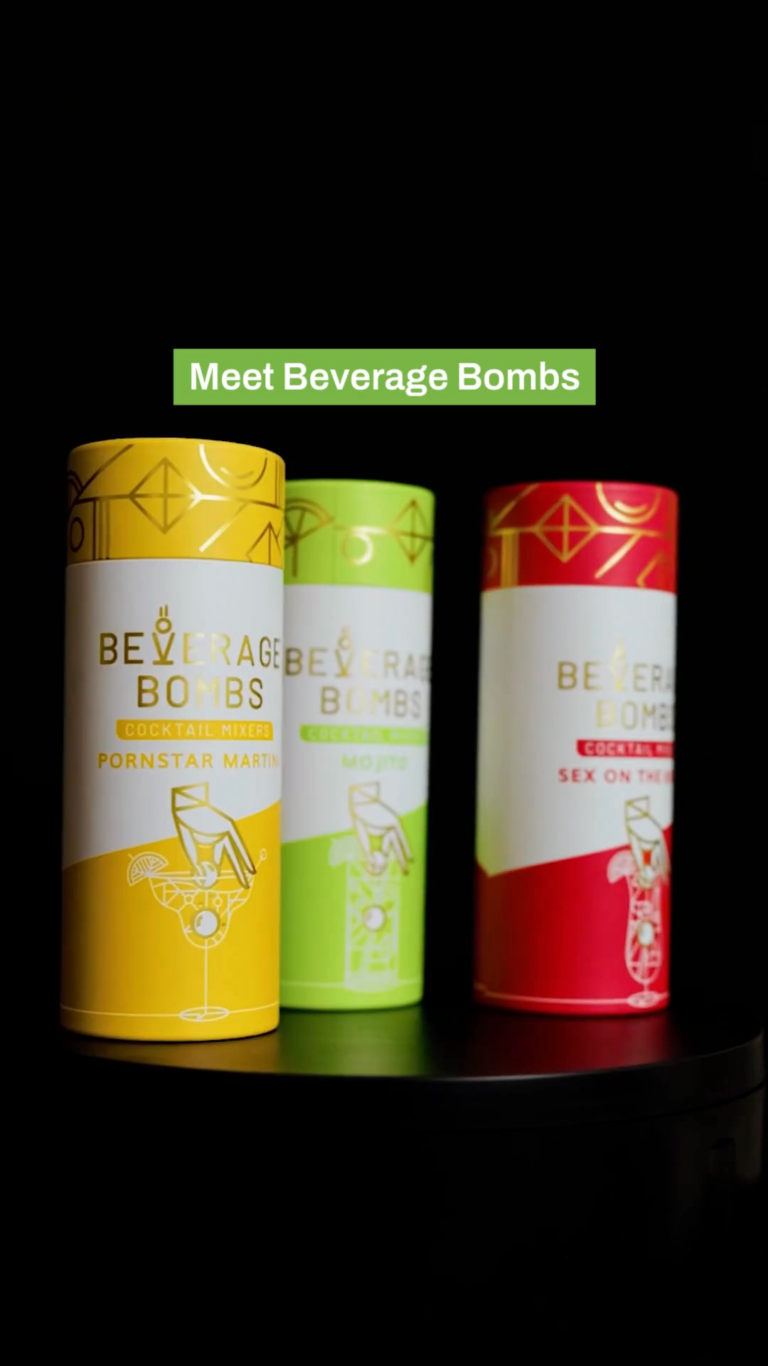 Anúncio de Beverage Bombs