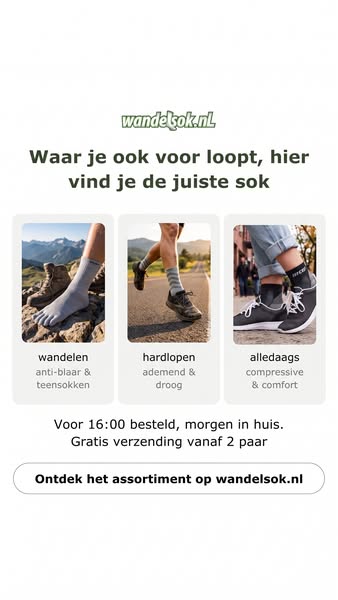 Waar je ook voor loopt