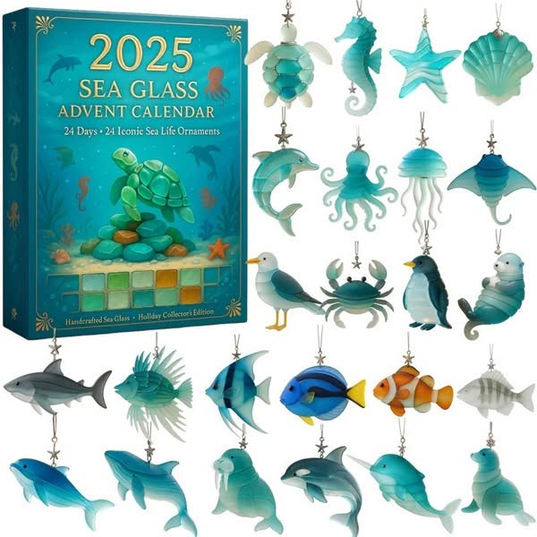 2025 Sea Glass Advent Calendar · Ocean Treasures