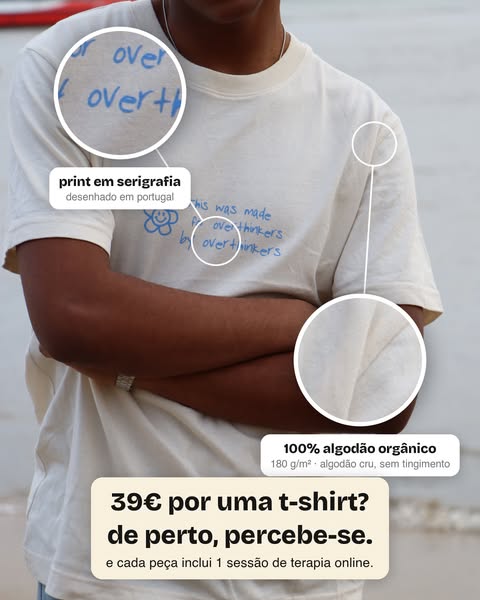 de perto, percebe-se o preço