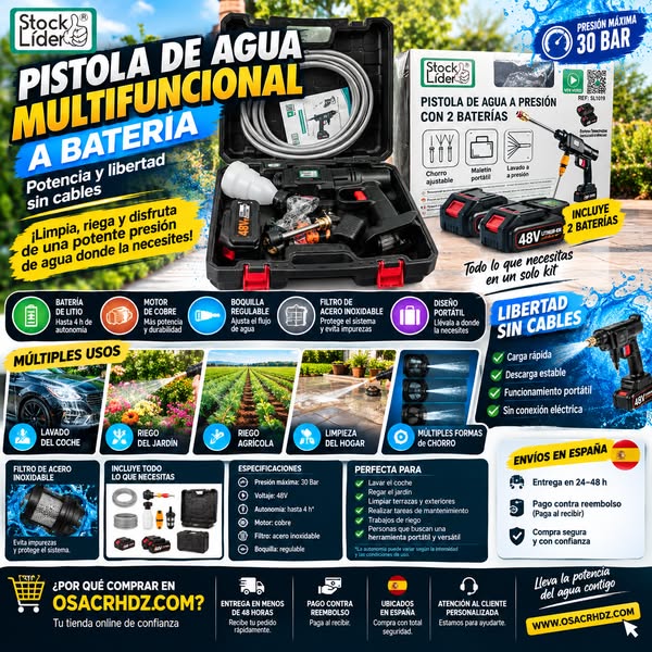 POTENCIA DE AGUA SIN CABLES