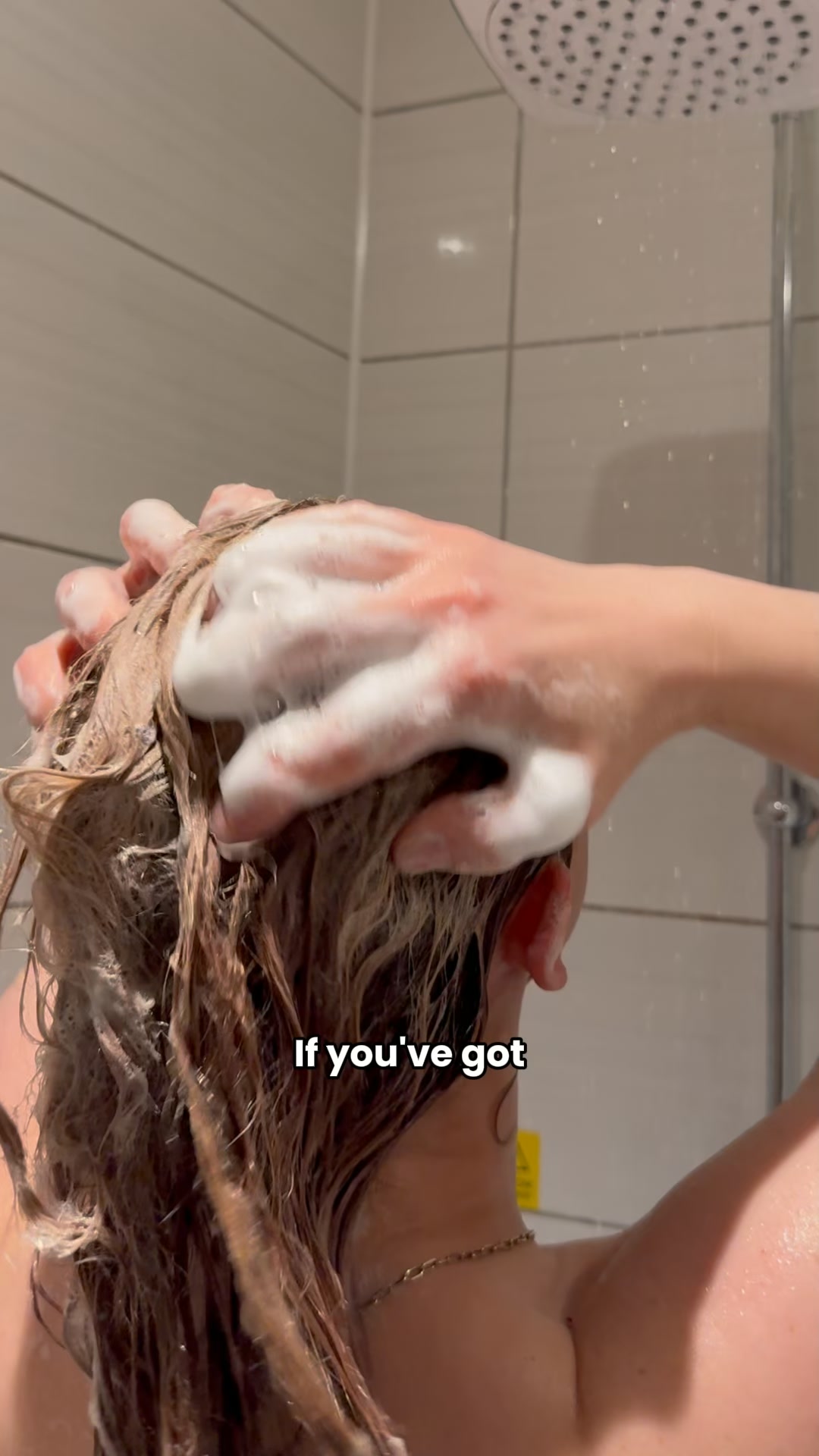 Rinsing shampoo shouldn't take all morning.