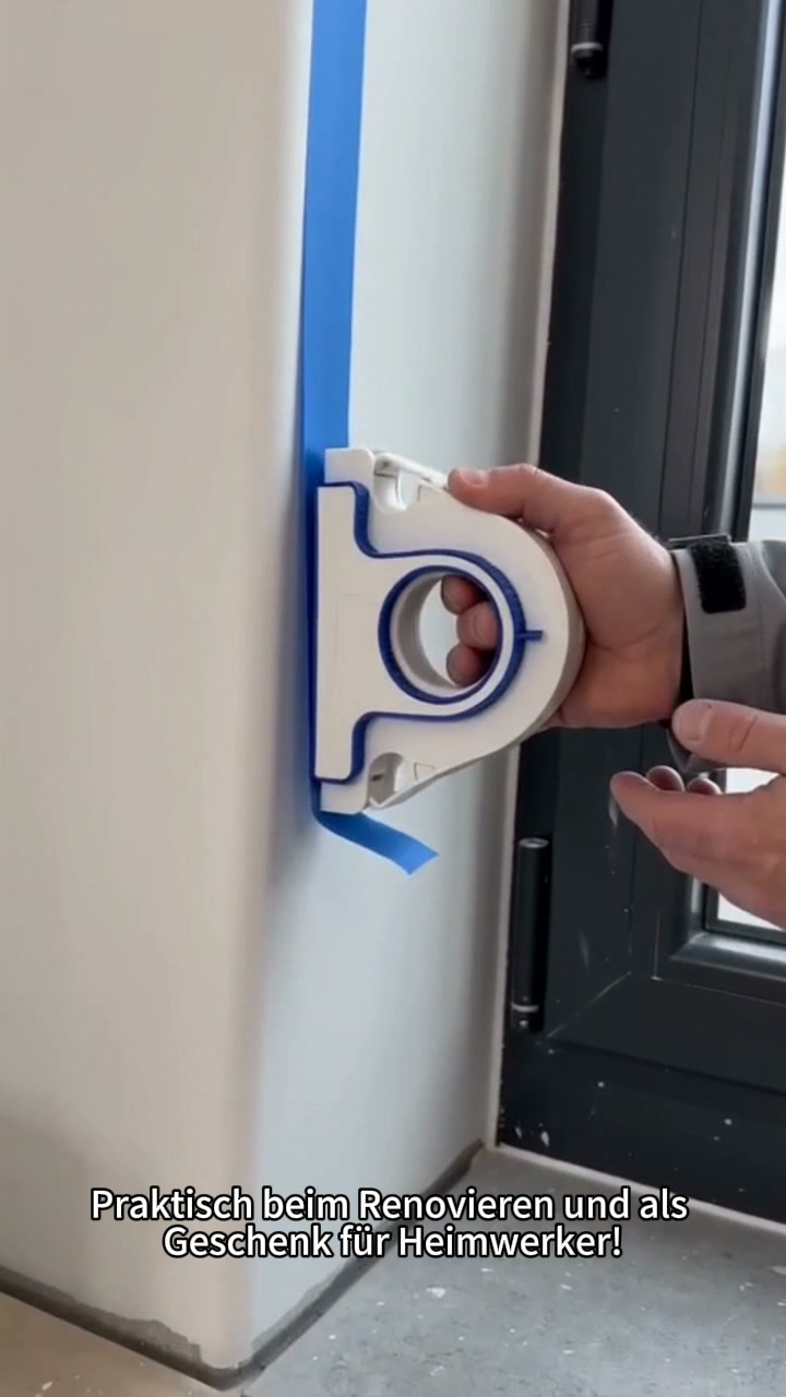 Abklebeband-Applikator für Fugen- und Malerarbeiten | Handliches Werkzeug zum Anbringen von Kreppband