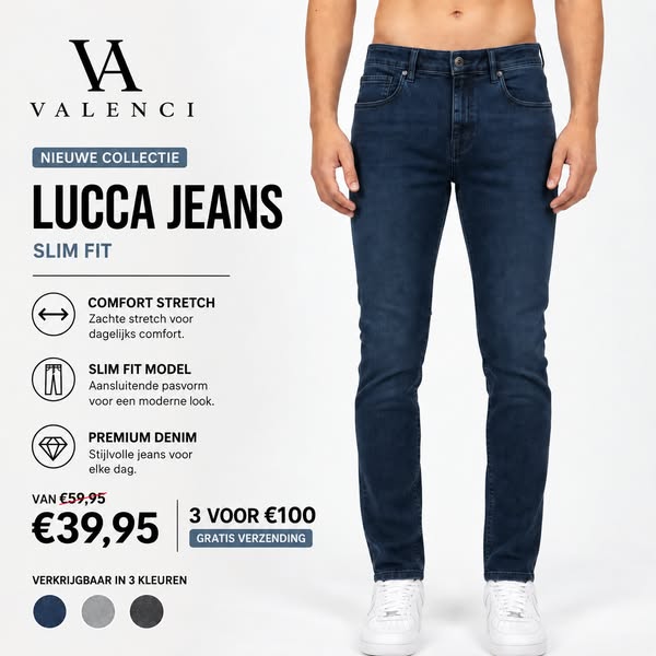 Lucca Jeans Nu €39,95
