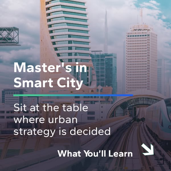 The future of urban development needs professionals who can bridge technology, policy, finance and real city challenges.