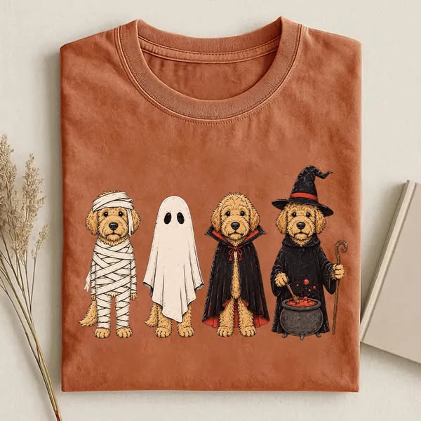 Halloween Goldendoodle T-shirt