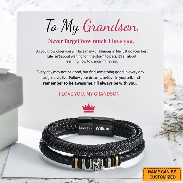 I Will Always Be With You - Personalized Bracelet