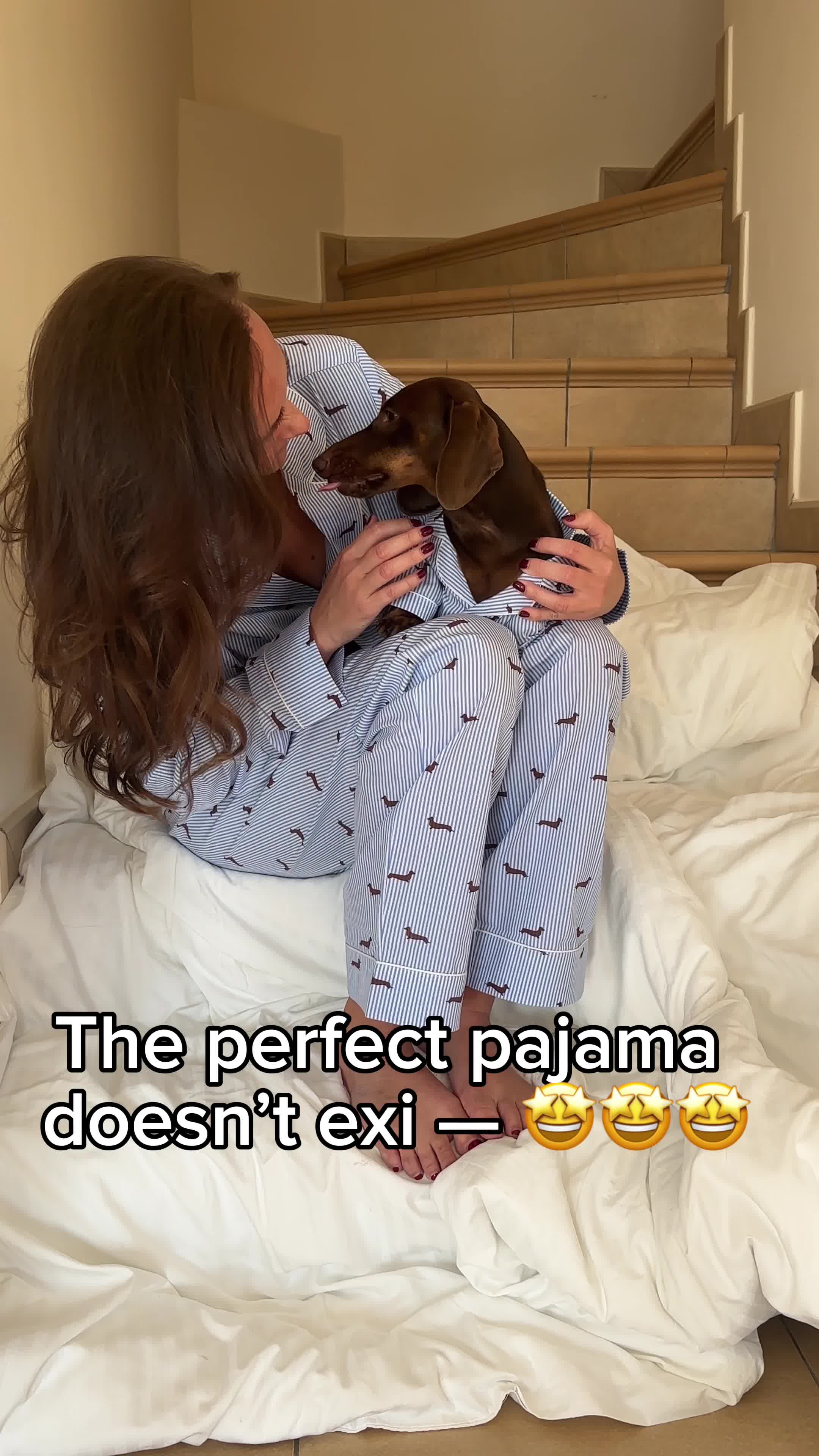 Matching dachshund pajama
