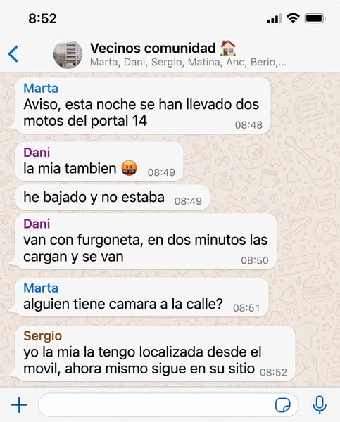 El que la tiene localizada duerme tranquilo.