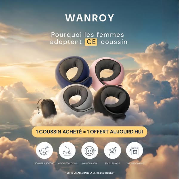Livraison DOM TOM - Ne dormez plus jamais inconfortablement – découvrez le Wanroy™ ! Expédiée sous 24/48h GRATUITE