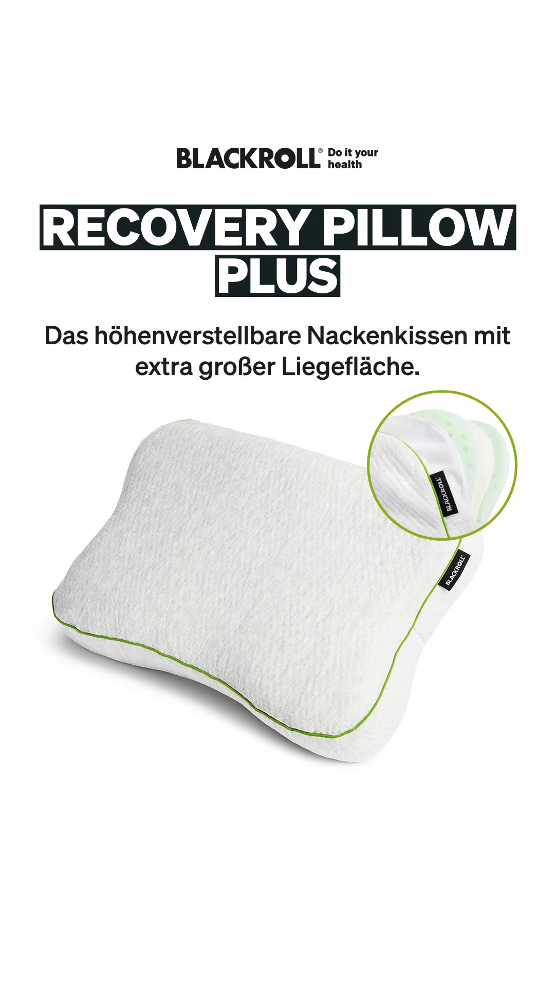 Deine Kissenhöhe. Dein erholsamer Schlaf.