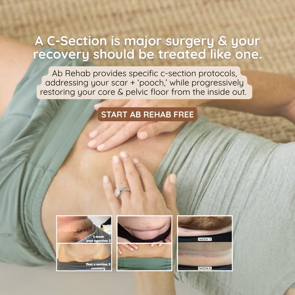 [START FREE] Heal your C-section Scar + flatten your belly