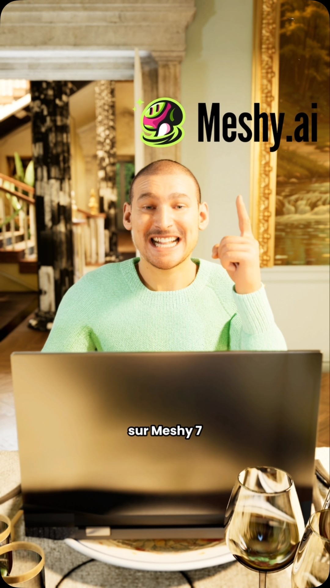 Anúncio de Meshy