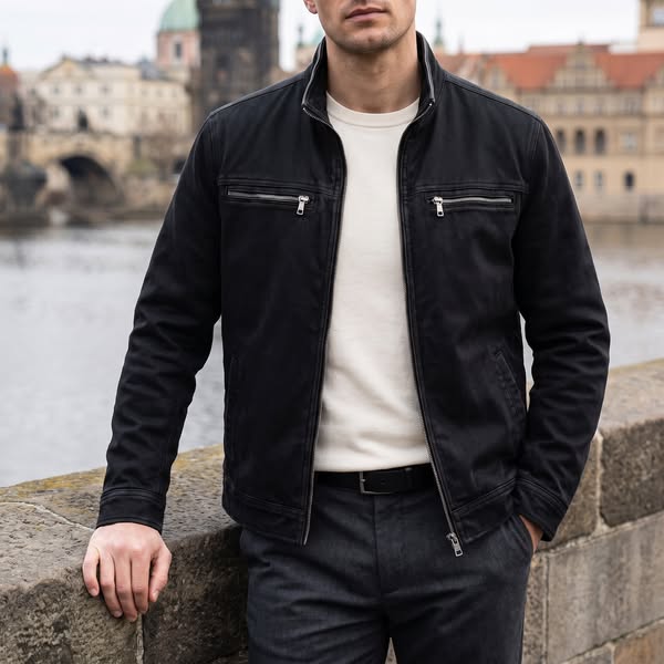 Valmont Vintage Black Field Jacket - Cross & Crown