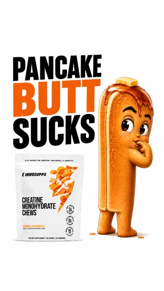 Max Out Booty Gains with 5g of Creatine in 2 Delicious Chews - 100% Money Back Guarantee