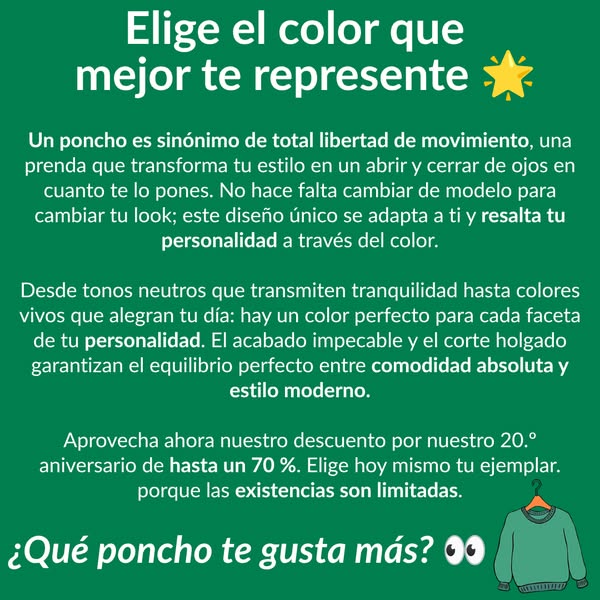 Elige el color que te represente