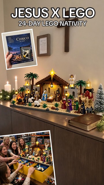 24 Days to BUILD the Christmas Story!