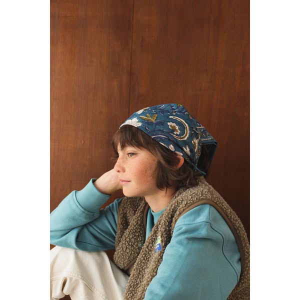 FOULARDS BÉBÉ, ENFANT DELHI CÉLADON 5O CM
