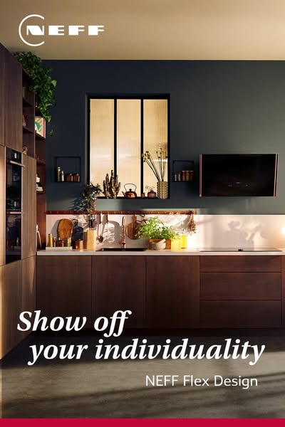 Blend your appliances beautifully with NEFF Flex Design.​
