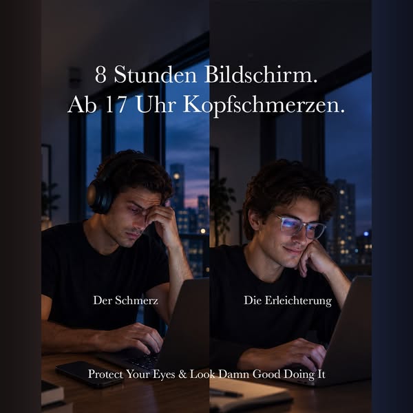 1+1 GRATIS: BLAU II Blaulichtfilterbrille