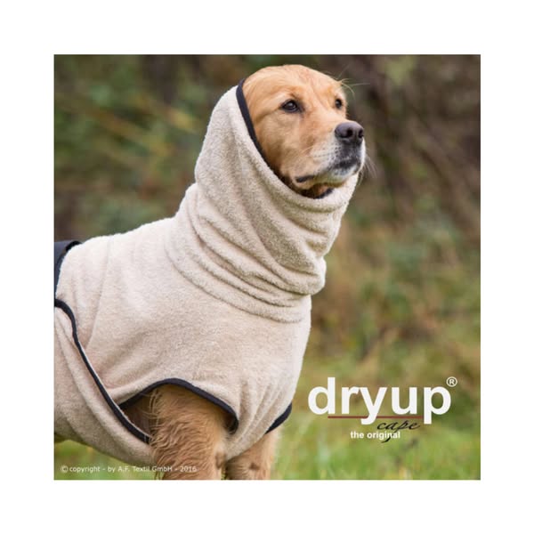 Hundebademantel DRYUP Cape SAND