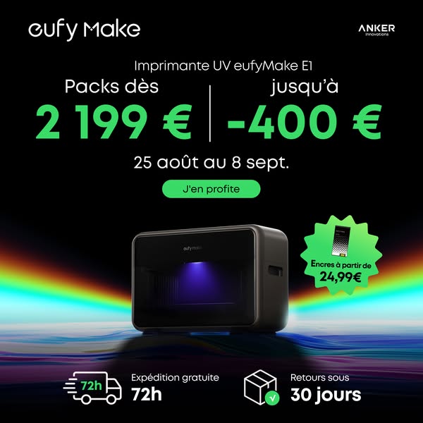 Imprimante UV eufyMake E1