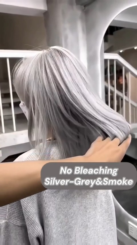 2-in-1 Natural Essence Extract Silver Hair Dye