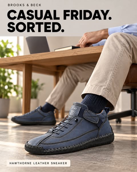 Hawthorne Leather Sneaker