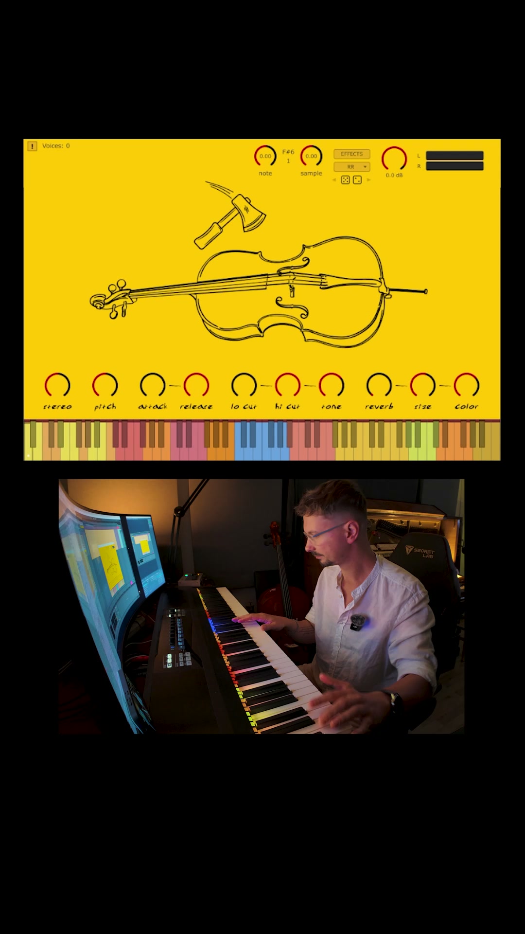 Destruktor: Prepared Cello Percussion